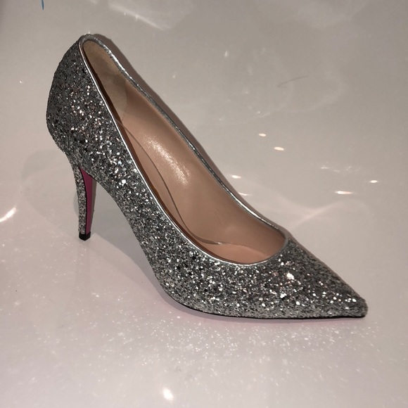 SOLD!!! NIB Gucci Virginia glitter pump/ crystal heart.8.5 - Picture 5 of 8